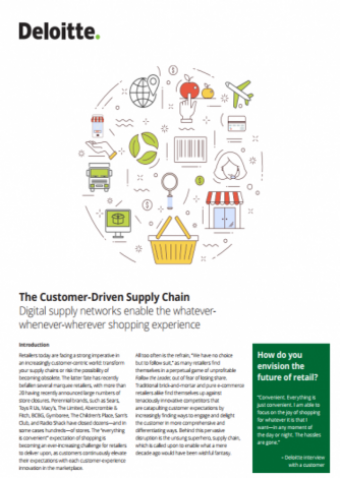 Deloitte: The Customer-Driven Supply Chain