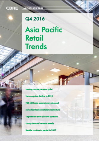 Asia Pacific Retail Trends 2016